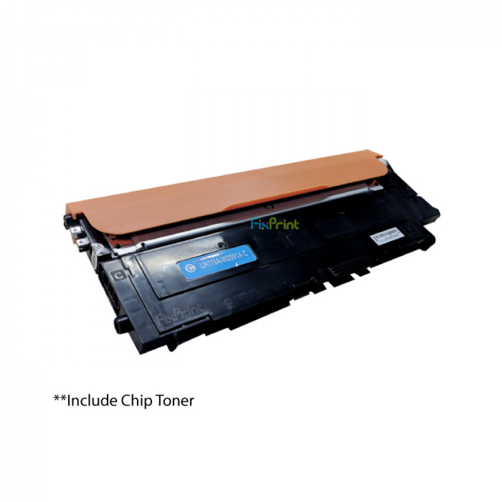 (SET) Cartridge Toner Compatible 119A W2091A Cyan+Chip, Printer HPC Color Laser 150a 150nw MFP 178nw 179nw 179fnw 179fwg