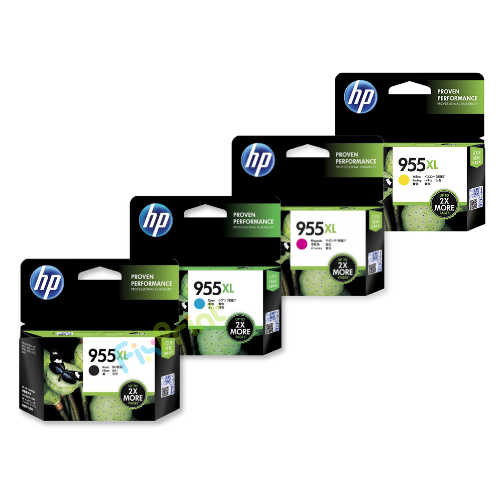 BUNDLING Cartridge Printer HP 955XL 955 XL CMYK, Tinta Printer HP OfficeJet Pro 8210 8216 8218 7740 8710 8720 8730 8740 New Original