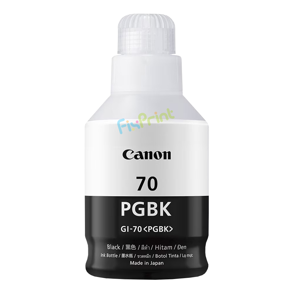 Tinta LOOSEPACK GI-70 GI70 PGBK GI 70 Black 170ml (Tanpa Box), Refill Printer PIXMA G5070 G6070 GM2070 GM4070 G7070 Original Canon